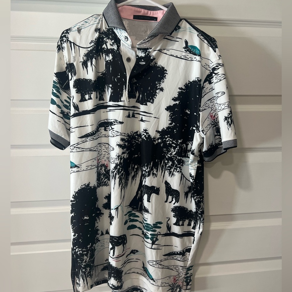 Greyson golf polo size M